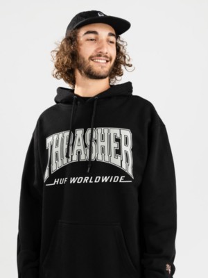 Thrasher huf worldwide hoodie hot sale